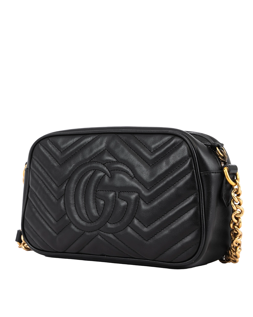 GUCCI GG MARMONT CAMERA BLACK CALF GHW 447632 520981 1315