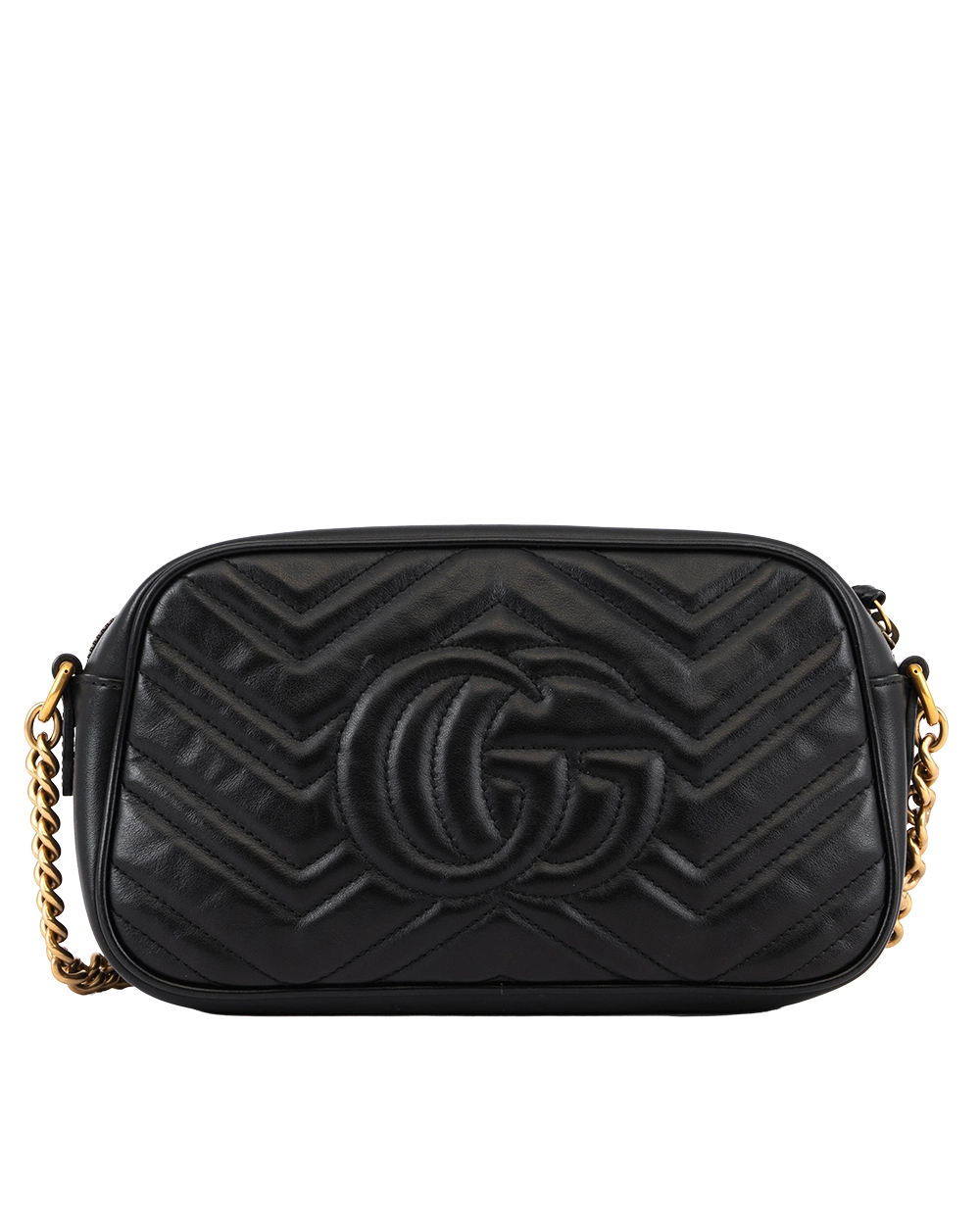 GUCCI GG MARMONT CAMERA BLACK CALF GHW 447632 520981 1317