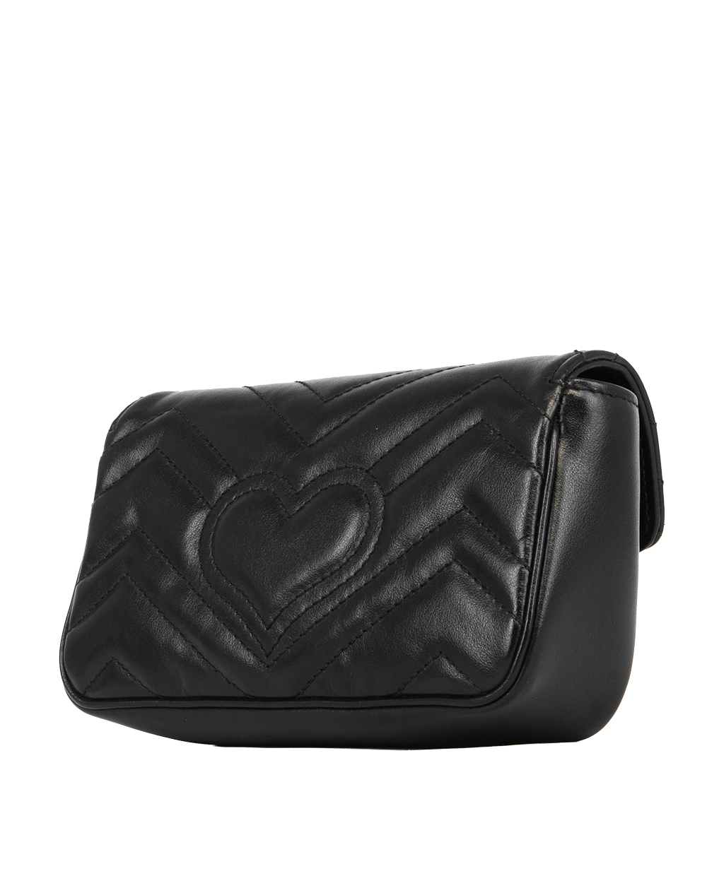 GUCCI GG MARMONT SUPER MINI BLACK CALF GHW 476433 0416 2294