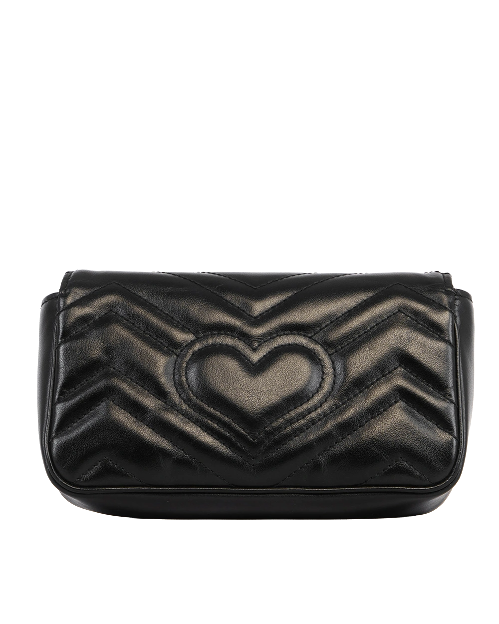 GUCCI GG MARMONT SUPER MINI BLACK CALF GHW 476433 0416 2295
