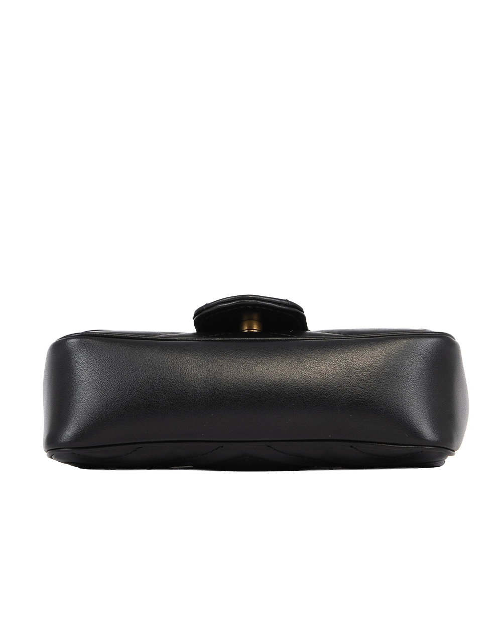 GUCCI GG MARMONT SUPER MINI BLACK CALF GHW 476433 0416 2296