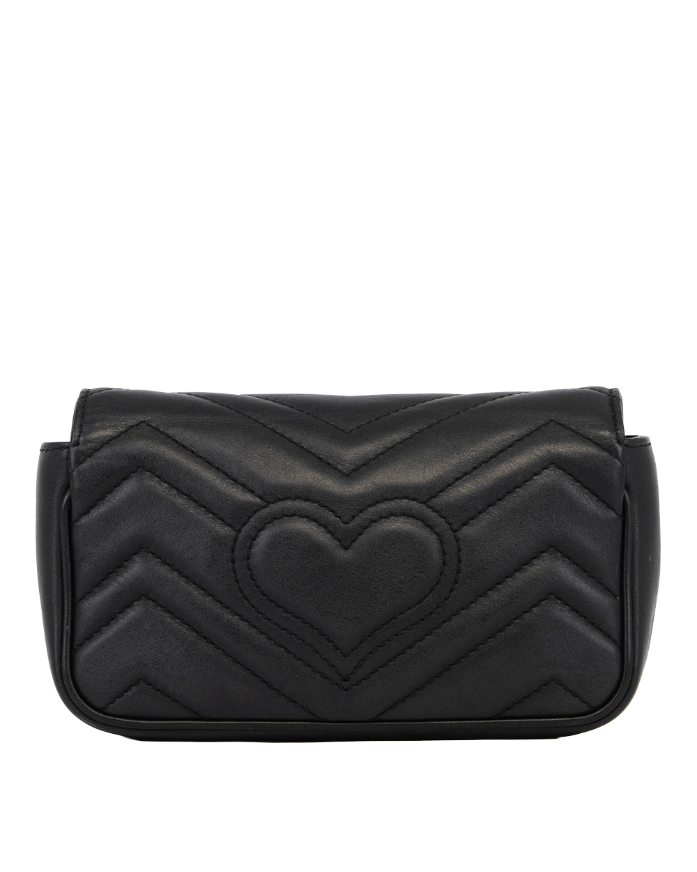 GUCCI GG MARMONT SUPER MINI BLACK CALF GHW 476433 496334 1116