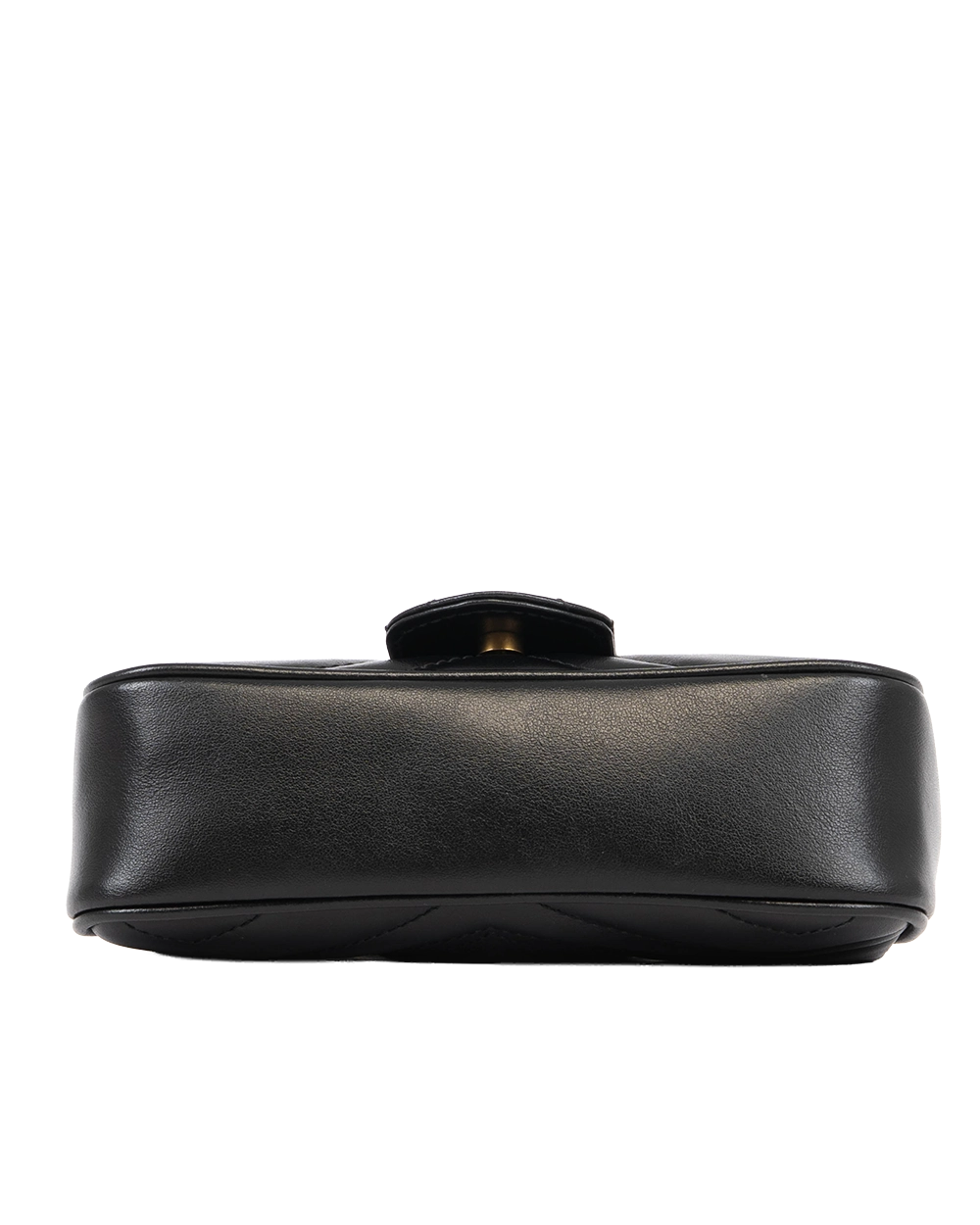 GUCCI GG MARMONT SUPER MINI BLACK CALF GHW 476433 496984 0455