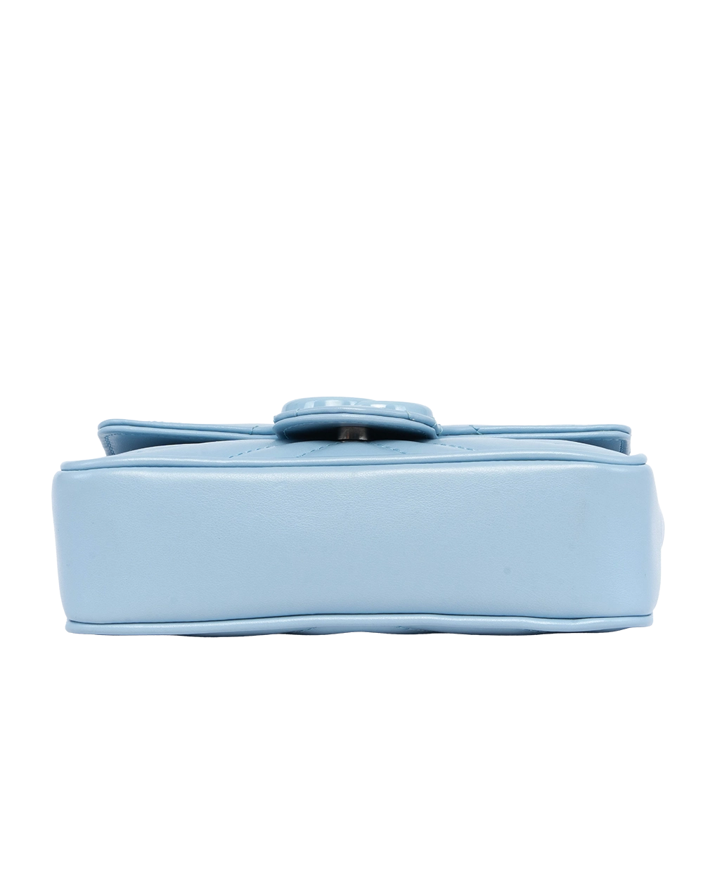 GUCCI GG MARMONT SUPER MINI BLUE SKY BLUE CALF BHW 699757 525040 0927