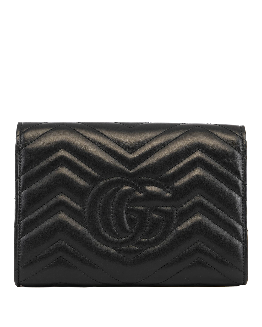 GUCCI GG MARMONT WOC BLACK CALF GHW 474375 0416 2513