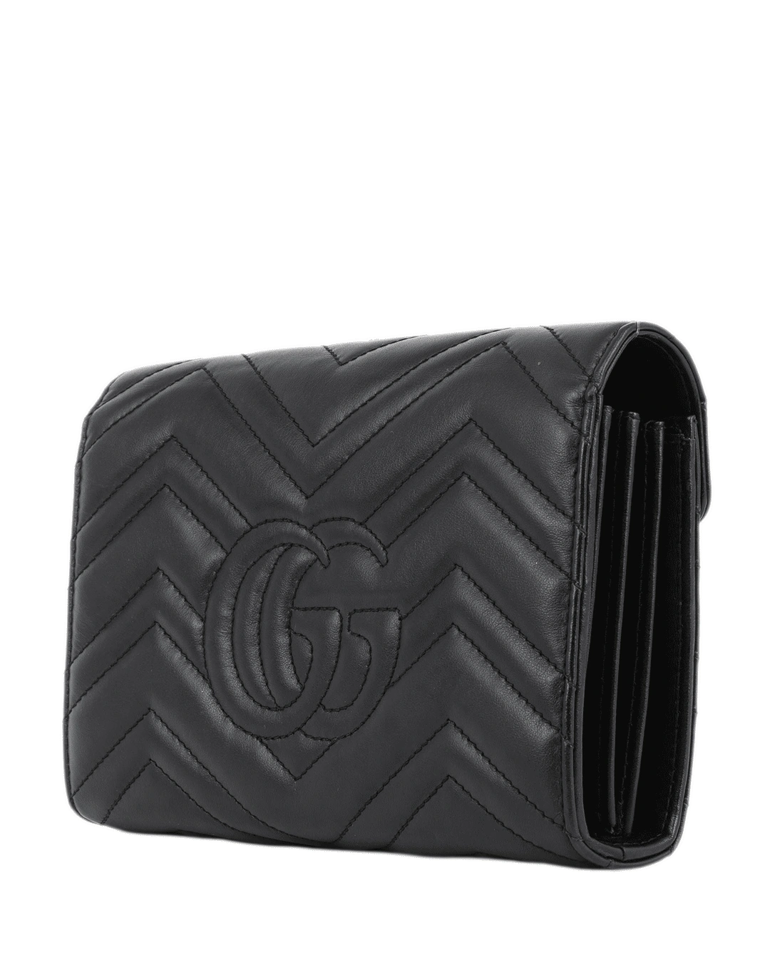 GUCCI GG MARMONT WOC BLACK CALF GHW 474575 525040 3809