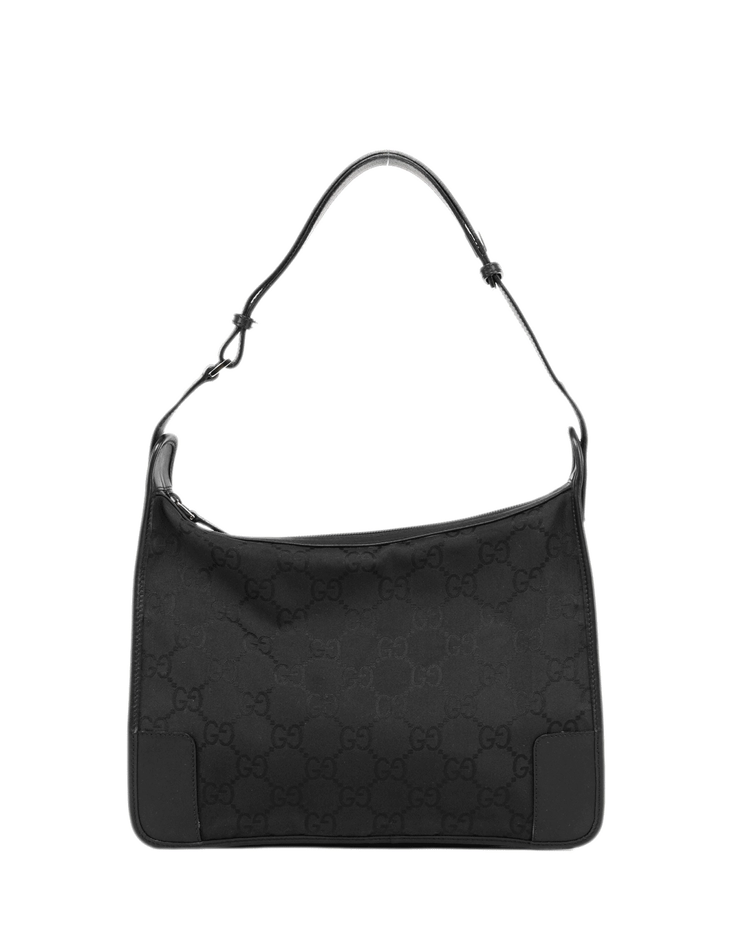 GUCCI GG SHOULDER BAG BLACK GG SUPREME MONOGRAM CANVAS SHW 143743 001998 0085