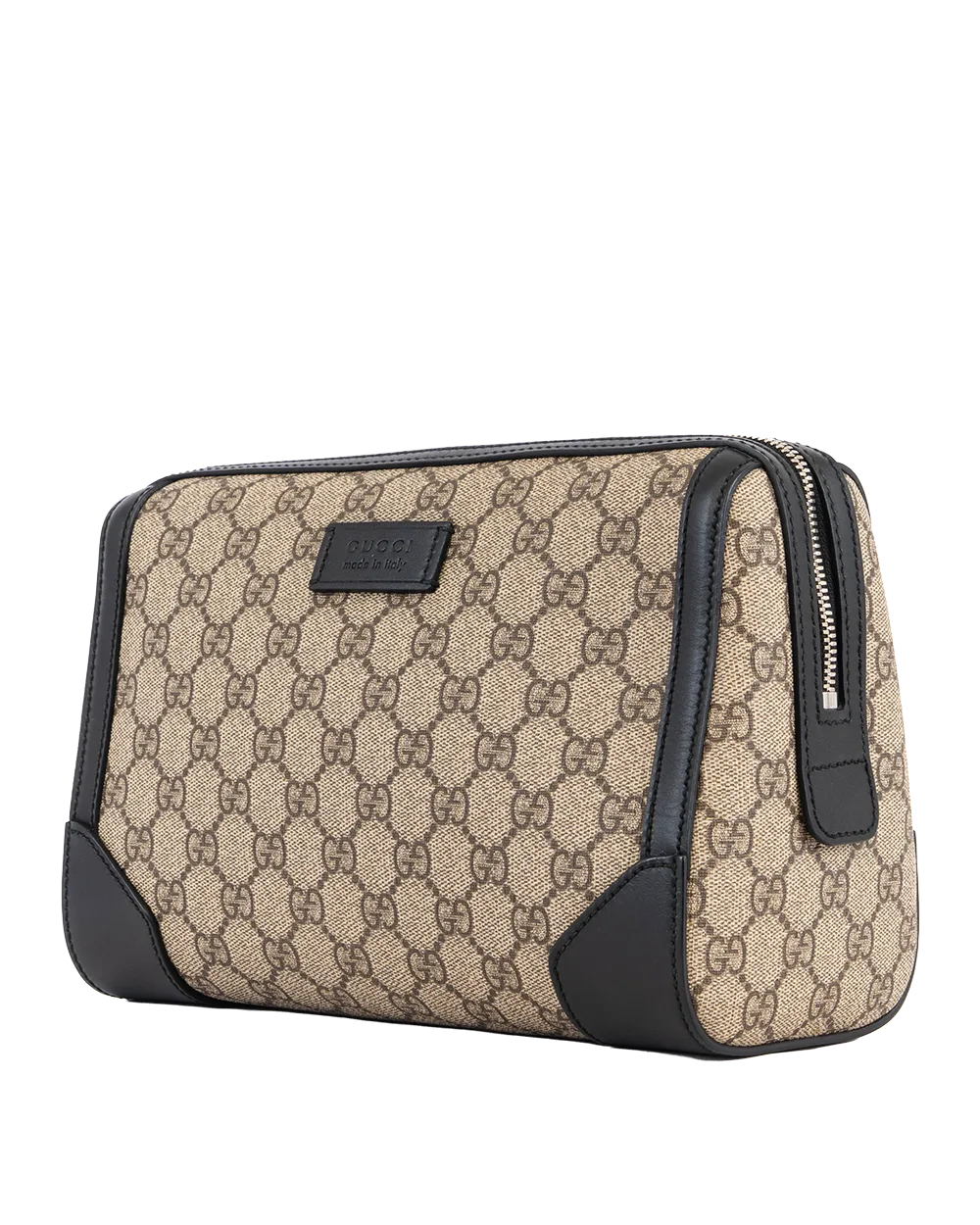 GUCCI GG TOILETRY BROWN BLACK GG MONOGRAM CANVAS SHW 406394 527066 1713