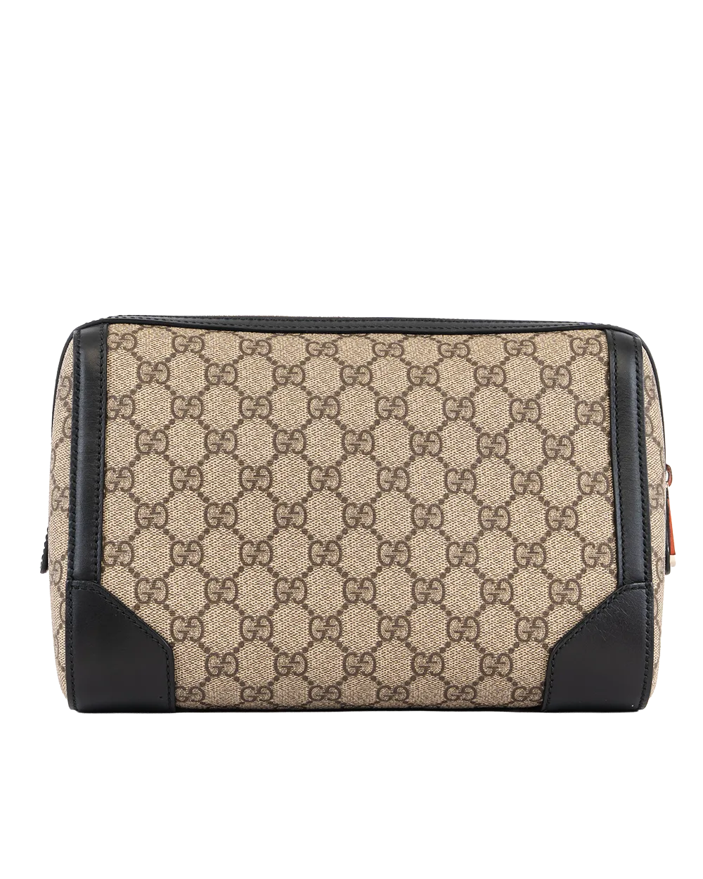GUCCI GG TOILETRY BROWN BLACK GG MONOGRAM CANVAS SHW 406394 527066 1715