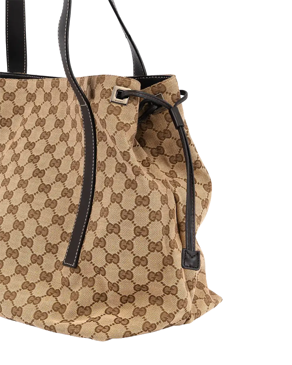 GUCCI GG TOTE BROWN GG MONOGRAM CANVAS SHW 30501 200047 1732