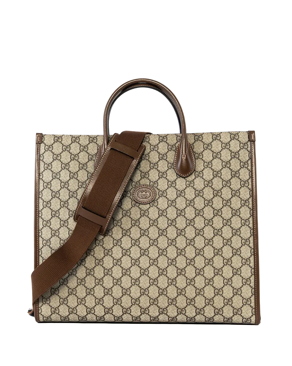 GUCCI GG TOTE SMALL BROWN GG MONOGRAM CANVAS GHW 1778