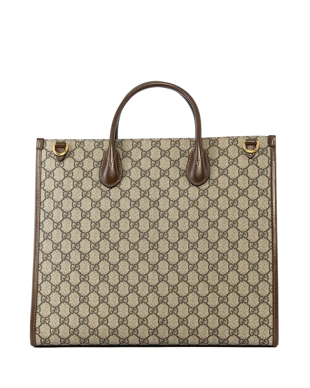 GUCCI GG TOTE SMALL BROWN GG MONOGRAM CANVAS GHW 1783