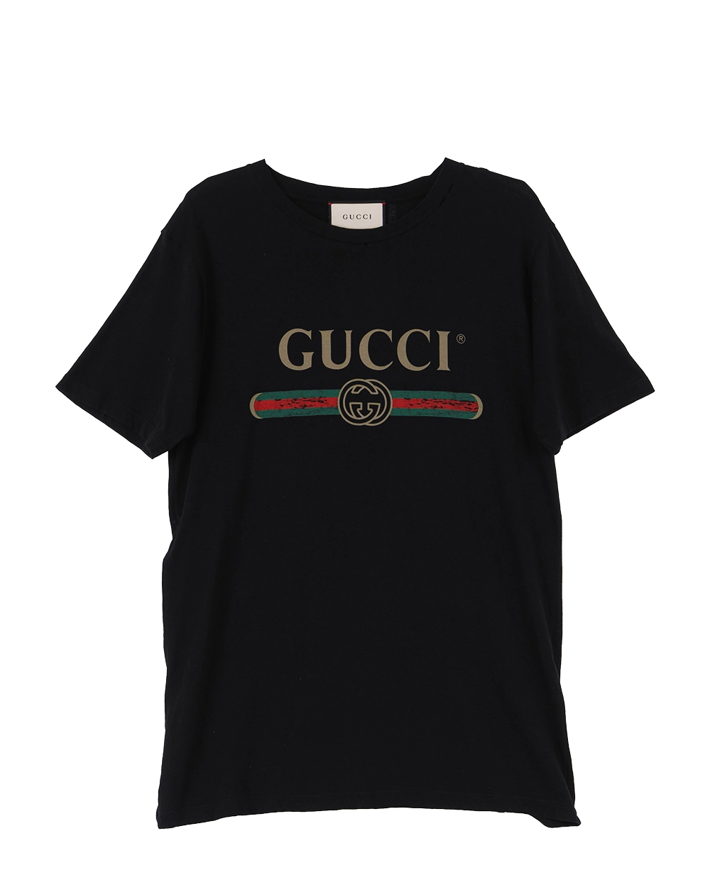 GUCCI GUCCI LOGO T SHIRT S BLACK 0792