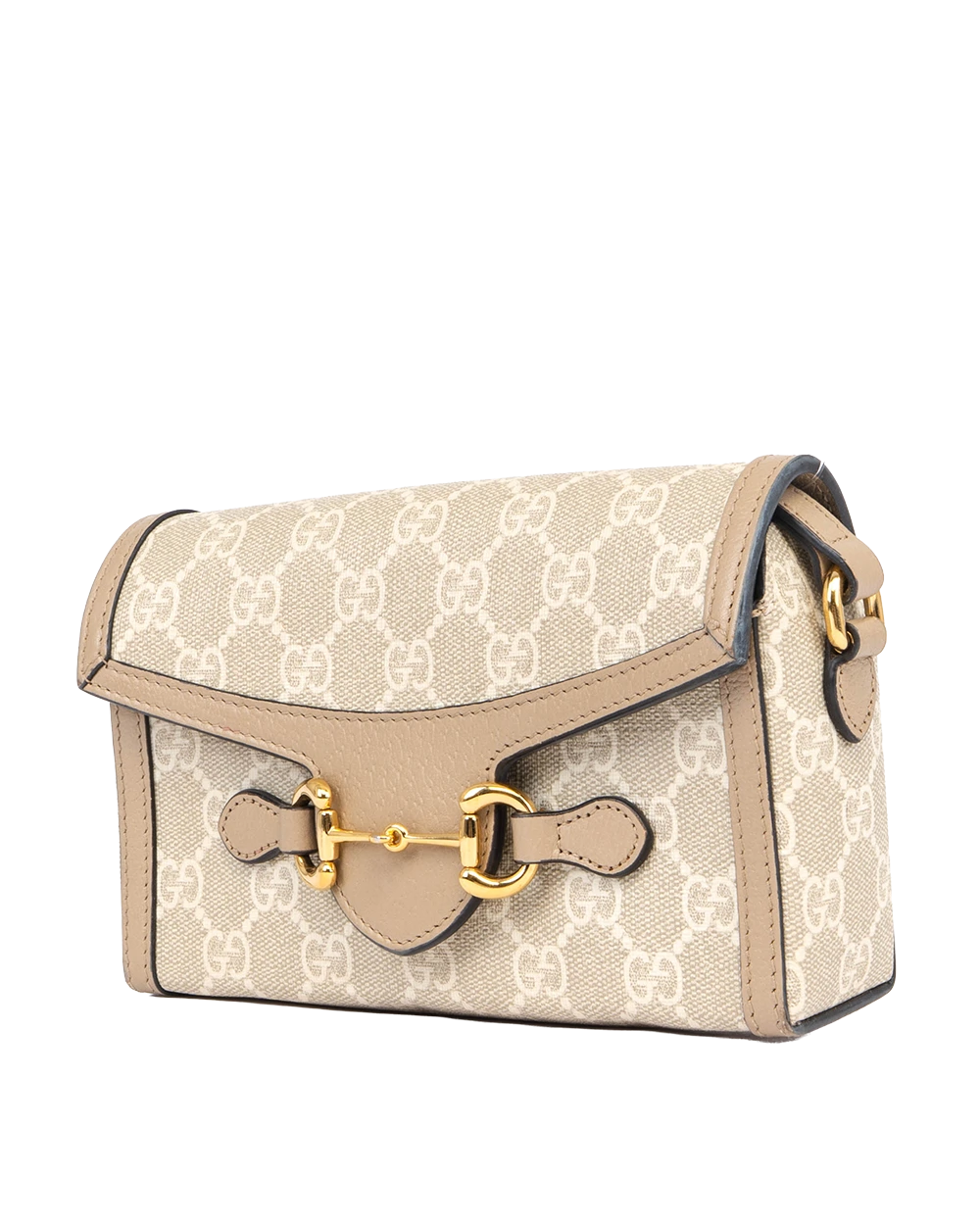 GUCCI HORSEBIT 1955 CAMERA BEIGE GG MONOGRAM CANVAS GHW 699296 2149 0434