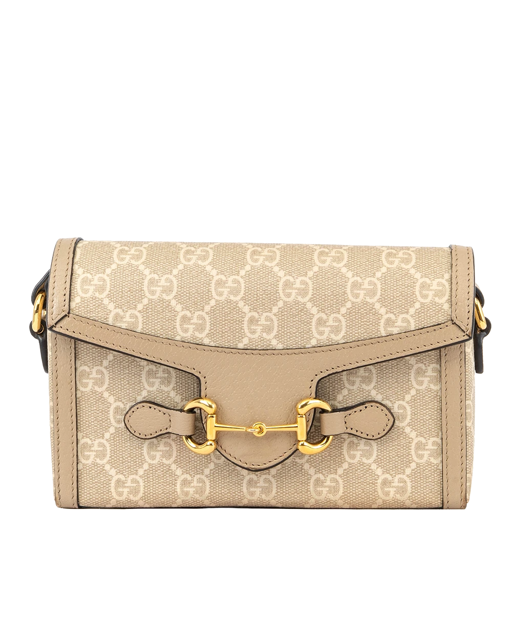 GUCCI HORSEBIT 1955 CAMERA BEIGE GG MONOGRAM CANVAS GHW 699296 2419 0522
