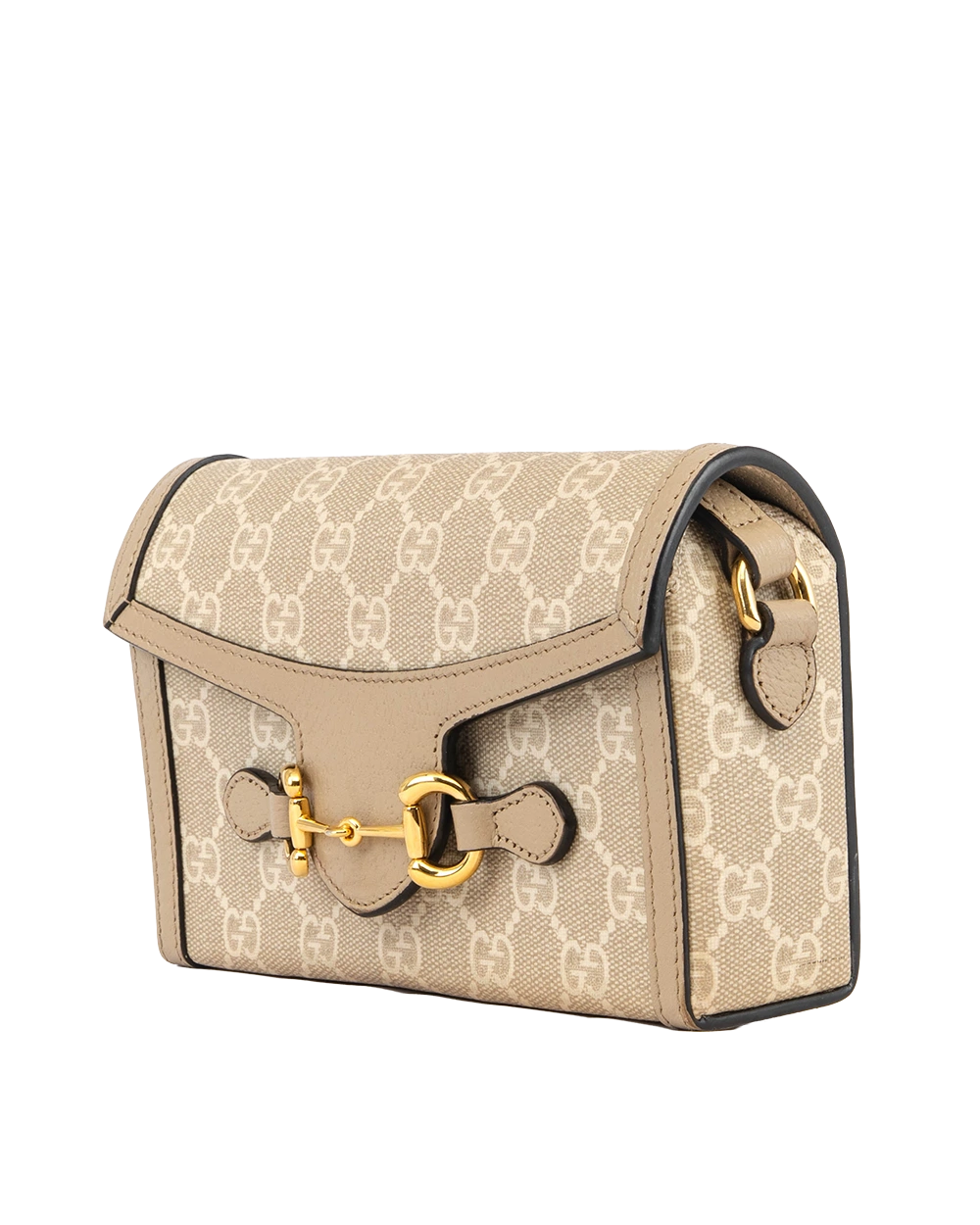 GUCCI HORSEBIT 1955 CAMERA BEIGE GG MONOGRAM CANVAS GHW 699296 2419 0523