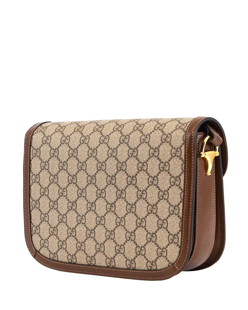 GUCCI HORSEBIT 1955 MEDIUM BROWN GG MONOGRAM CANVAS GHW 602204 213317 2308