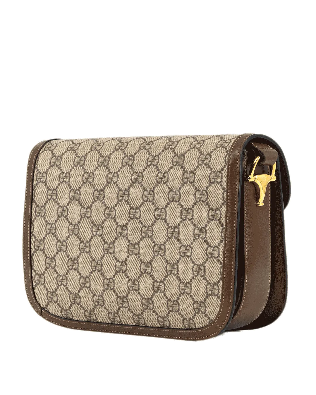 GUCCI HORSEBIT 1955 MEDIUM BROWN GG MONOGRAM CANVAS GHW 0866