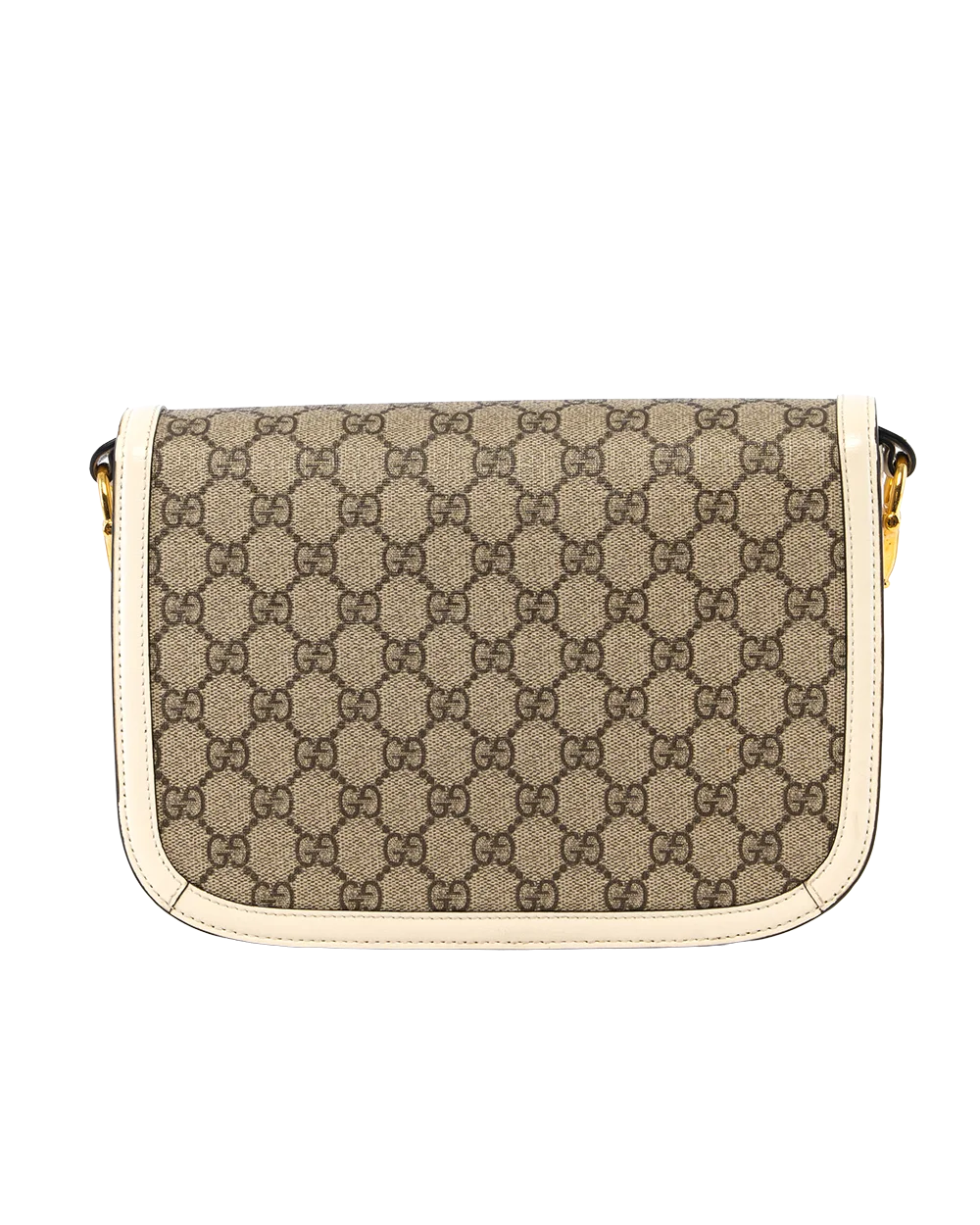 GUCCI HORSEBIT 1955 MEDIUM WHITE GG MONOGRAM CANVAS GHW 602204 493075 2302