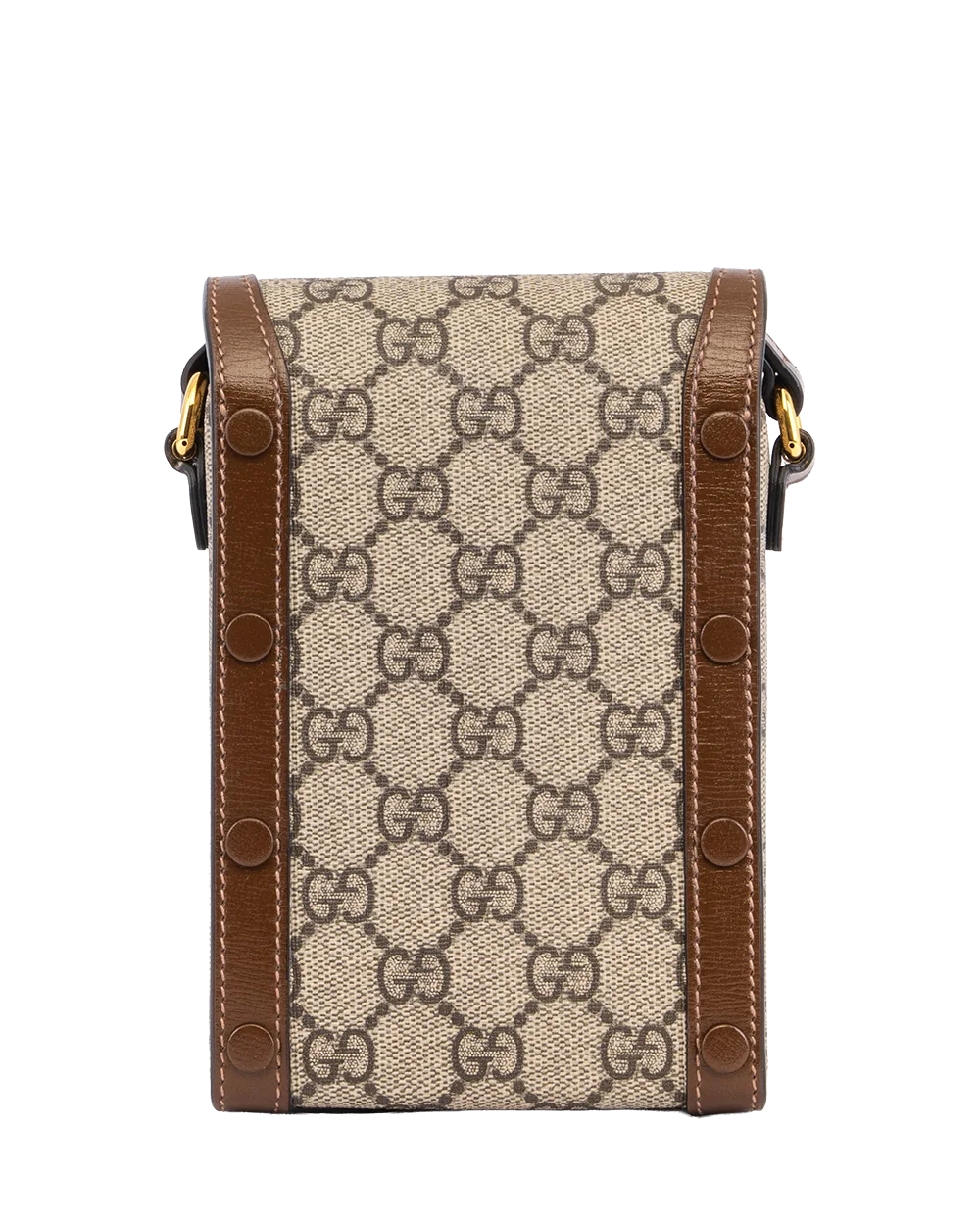 GUCCI HORSEBIT 1955 PHONE BROWN GG MONOGRA CANVAS GHW 625615 2067 1916