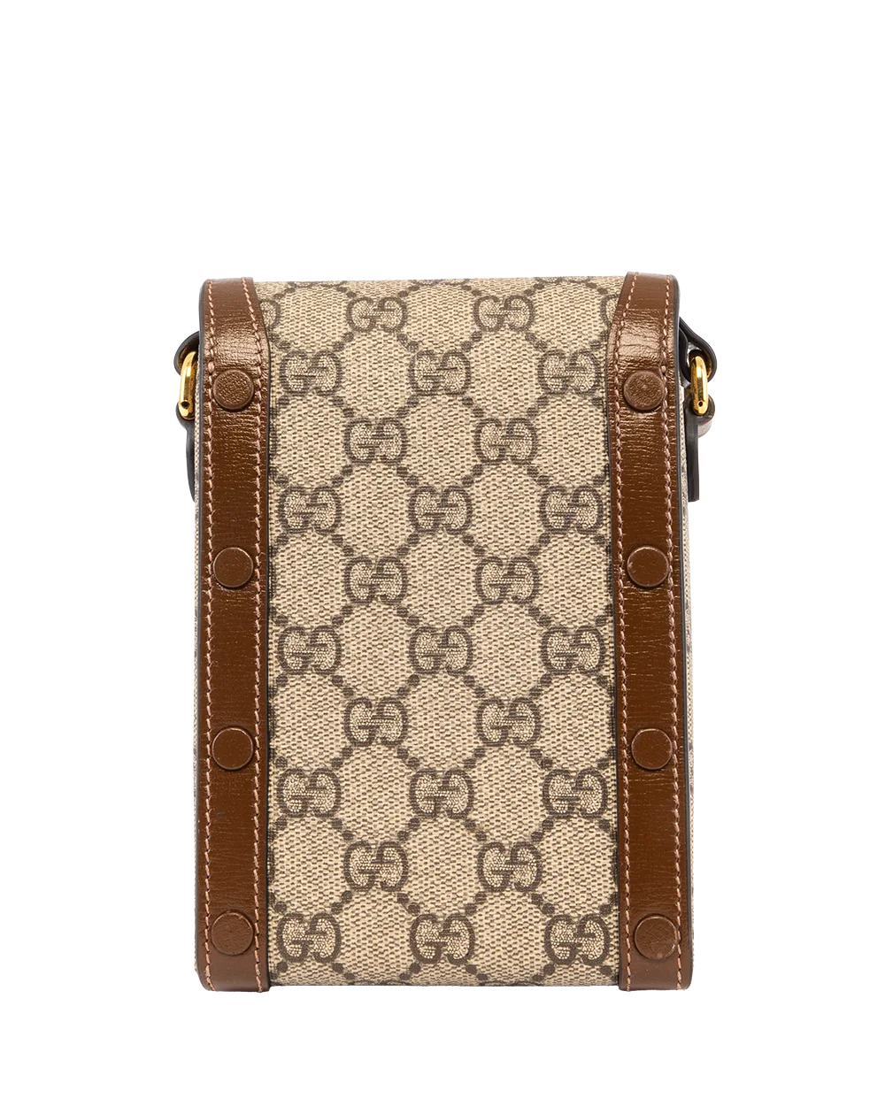GUCCI HORSEBIT 1955 PHONE BROWN GG MONOGRAM CANVAS GHW 625615 2149 2726