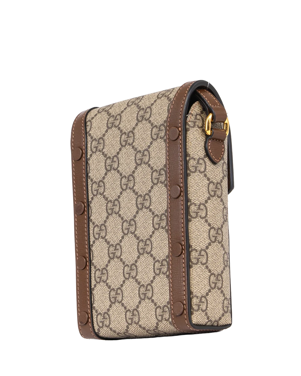 GUCCI HORSEBIT 1955 PHONE BROWN GG MONOGRAM CANVAS GHW 625615 2149 3133