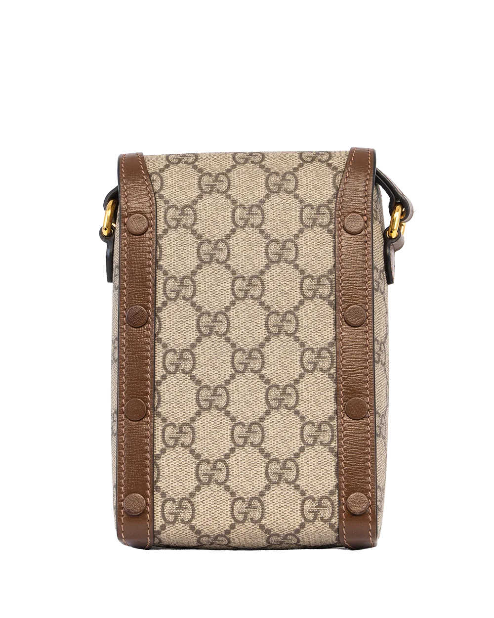 GUCCI HORSEBIT 1955 PHONE BROWN GG MONOGRAM CANVAS GHW 625615 2149 3134