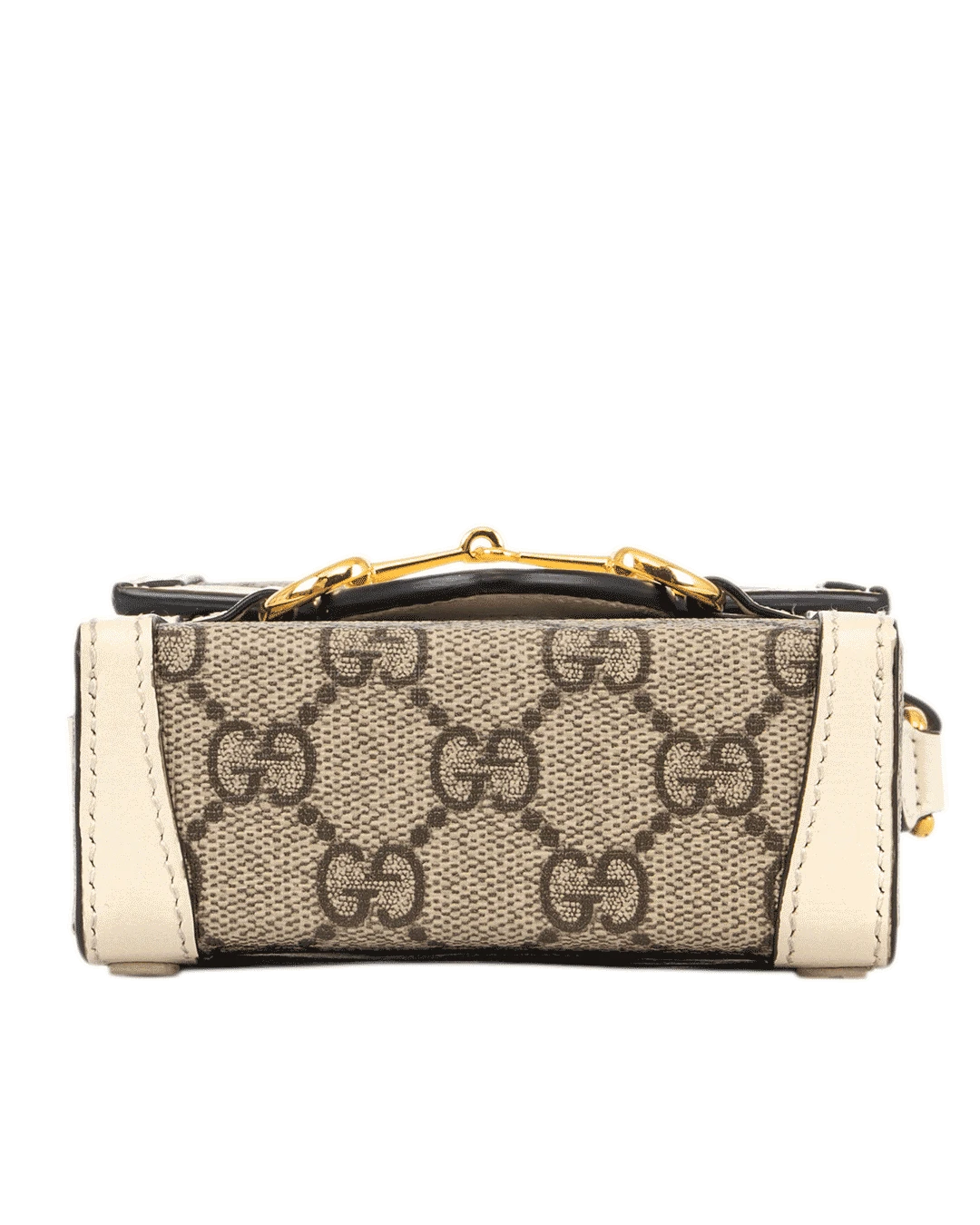 GUCCI HORSEBIT 1955 PHONE WHITE GG MONOGRAM CANVAS GHW 625615 0416 0514