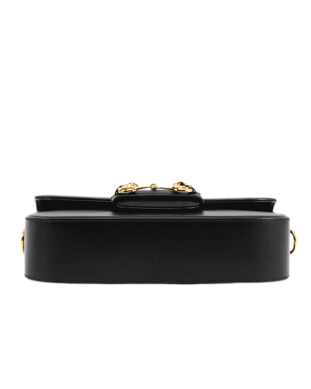 GUCCI HORSEBIT 1955 SHOULDER SMALL BLACK CALF GHW 735178 486628 4631