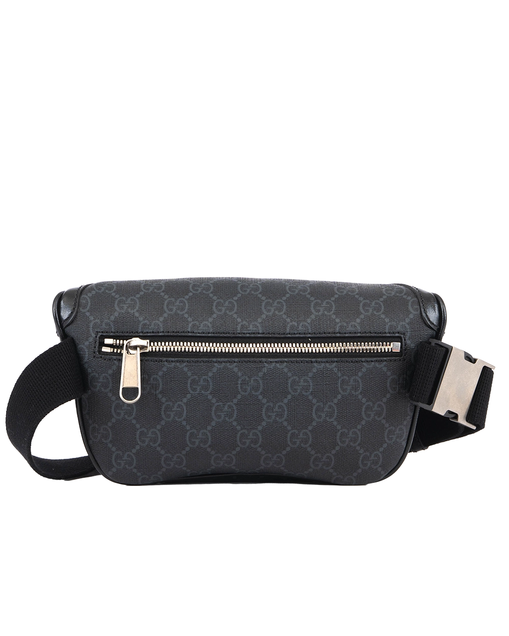 GUCCI INTERLOCKING G BELT BAG MINI BLACK GG SUPREME MONOGRAM CANVAS RSHW 682933 486628 1281