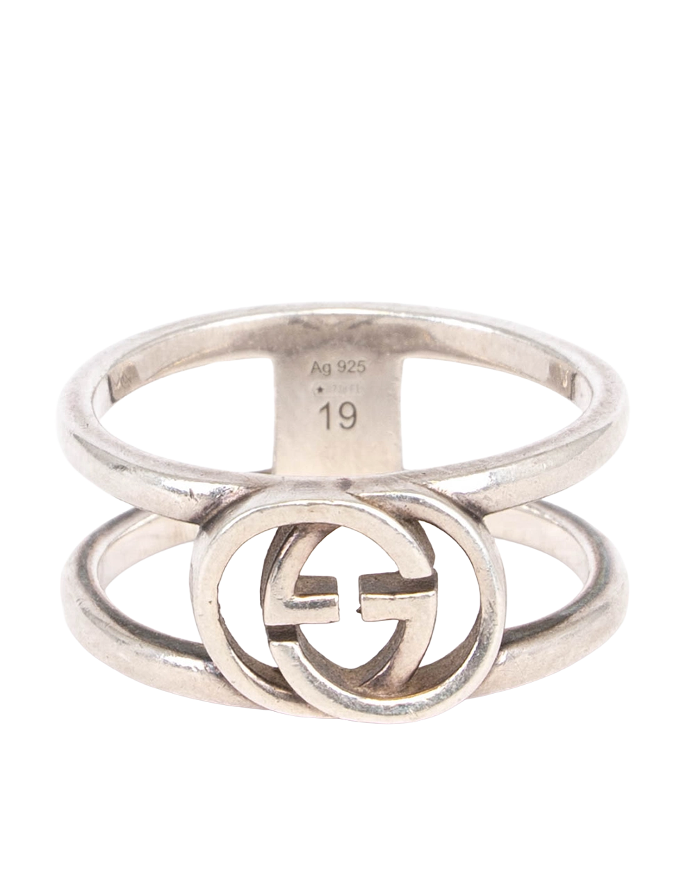 GUCCI INTERLOCKING RING 19 RSHW 1539