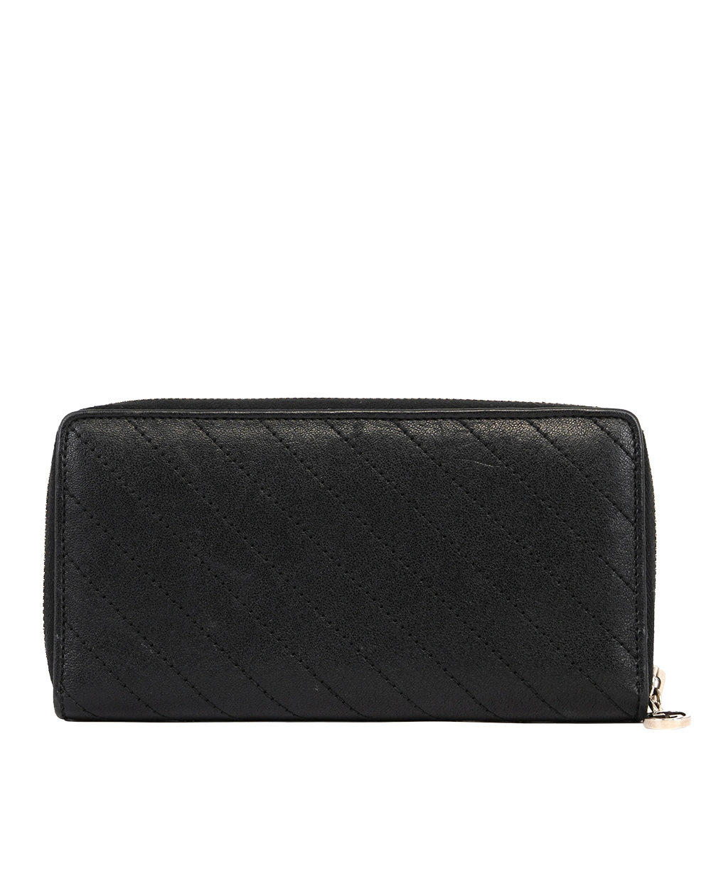 GUCCI INTERLOCKING WALLET LONG BLACK CALF SHW 2308