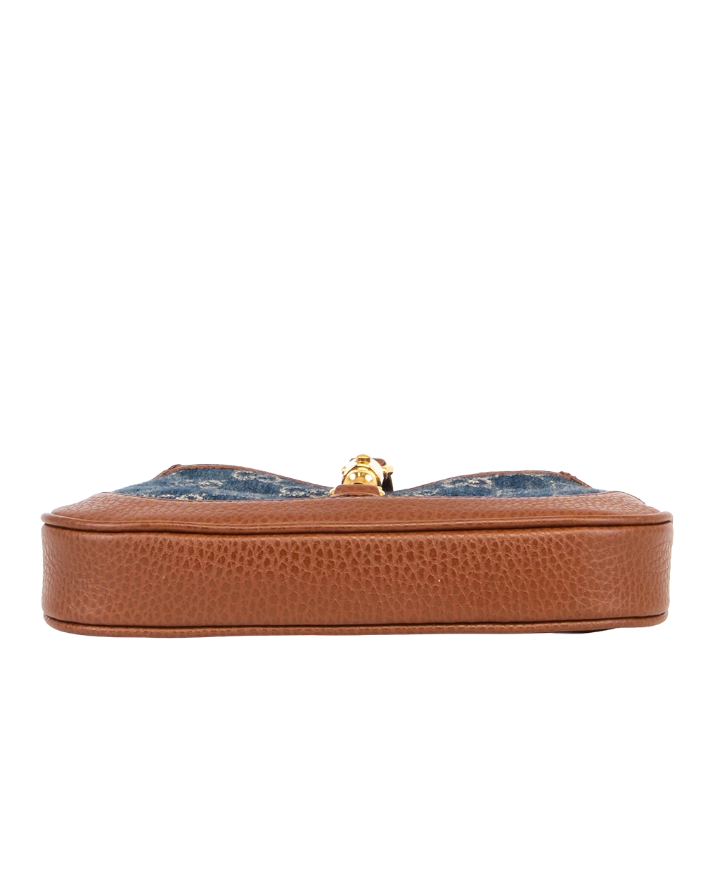 GUCCI JACKIE 1961 MINI BLUE BROWN DENIM GHW 2148