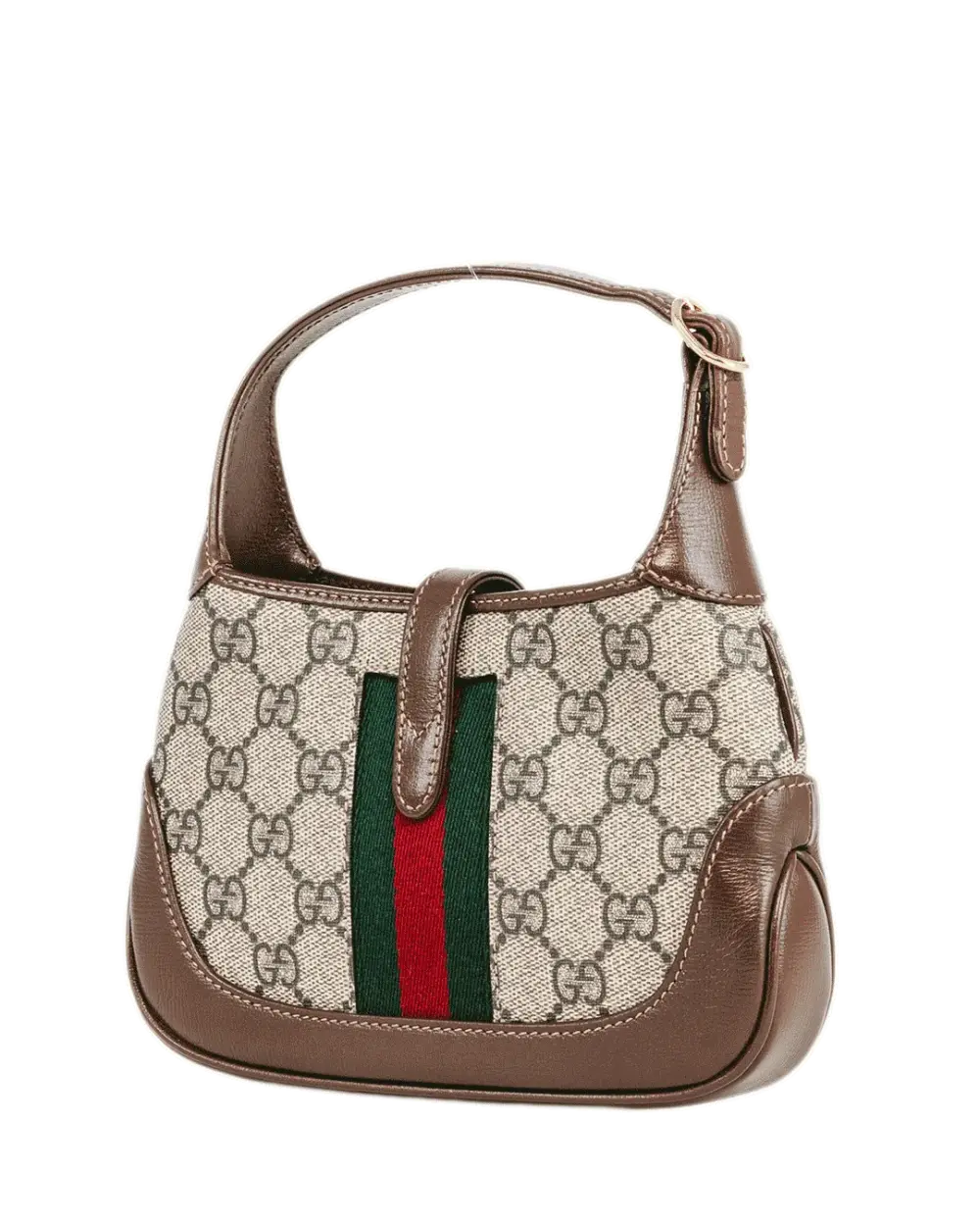 GUCCI JACKIE 1961 MINI BROWN GG MONOGRAM CANVAS GHW 637092 562600 1357