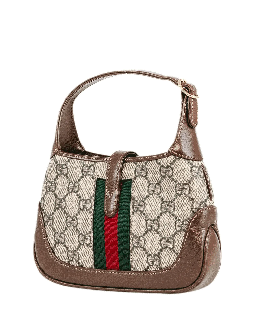 GUCCI JACKIE 1961 MINI BROWN GG MONOGRAM CANVAS GHW 637092 562600 1357