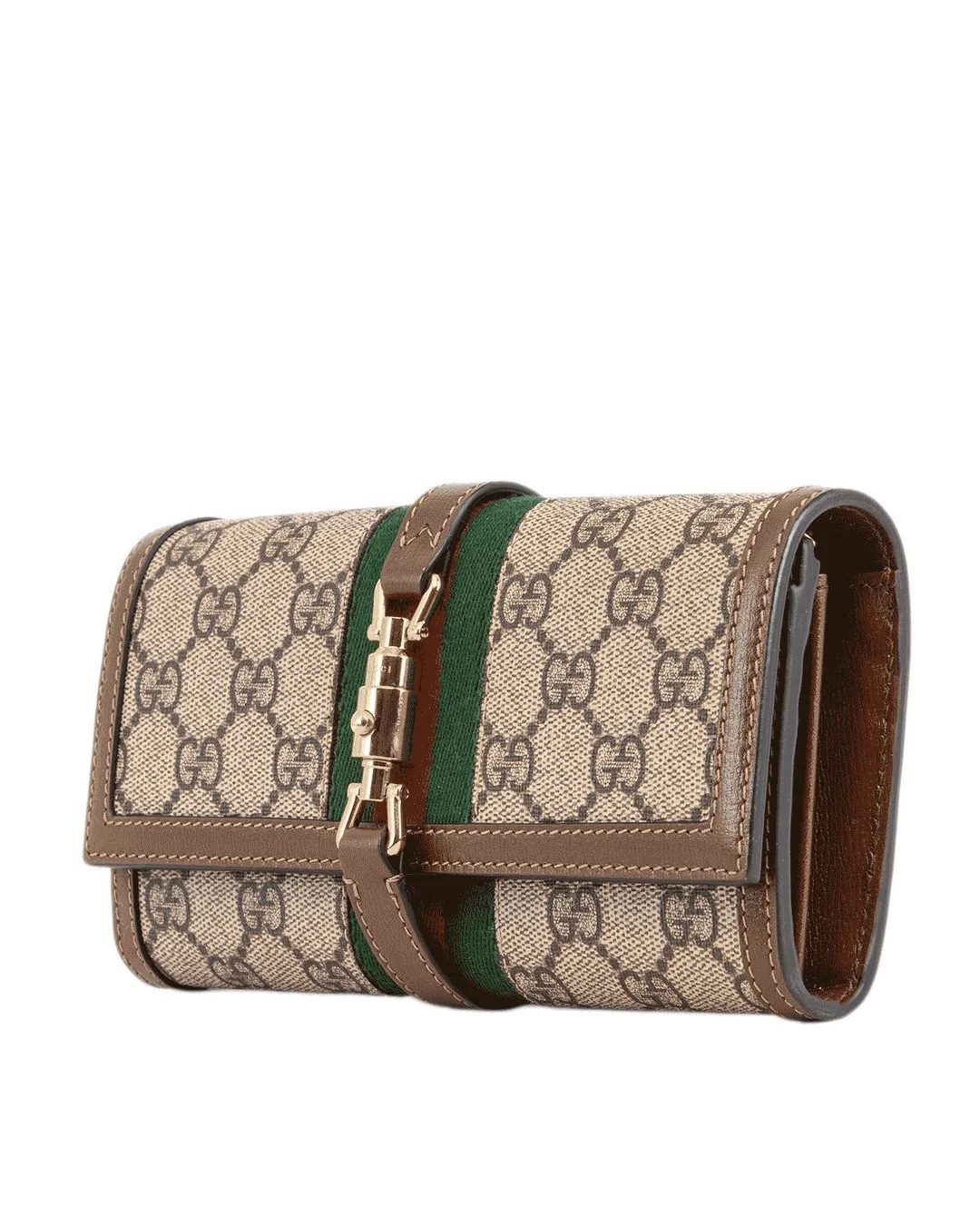 GUCCI JACKIE 1961 WOC BROWN GG MONOGRAM CANVAS GHW 1826