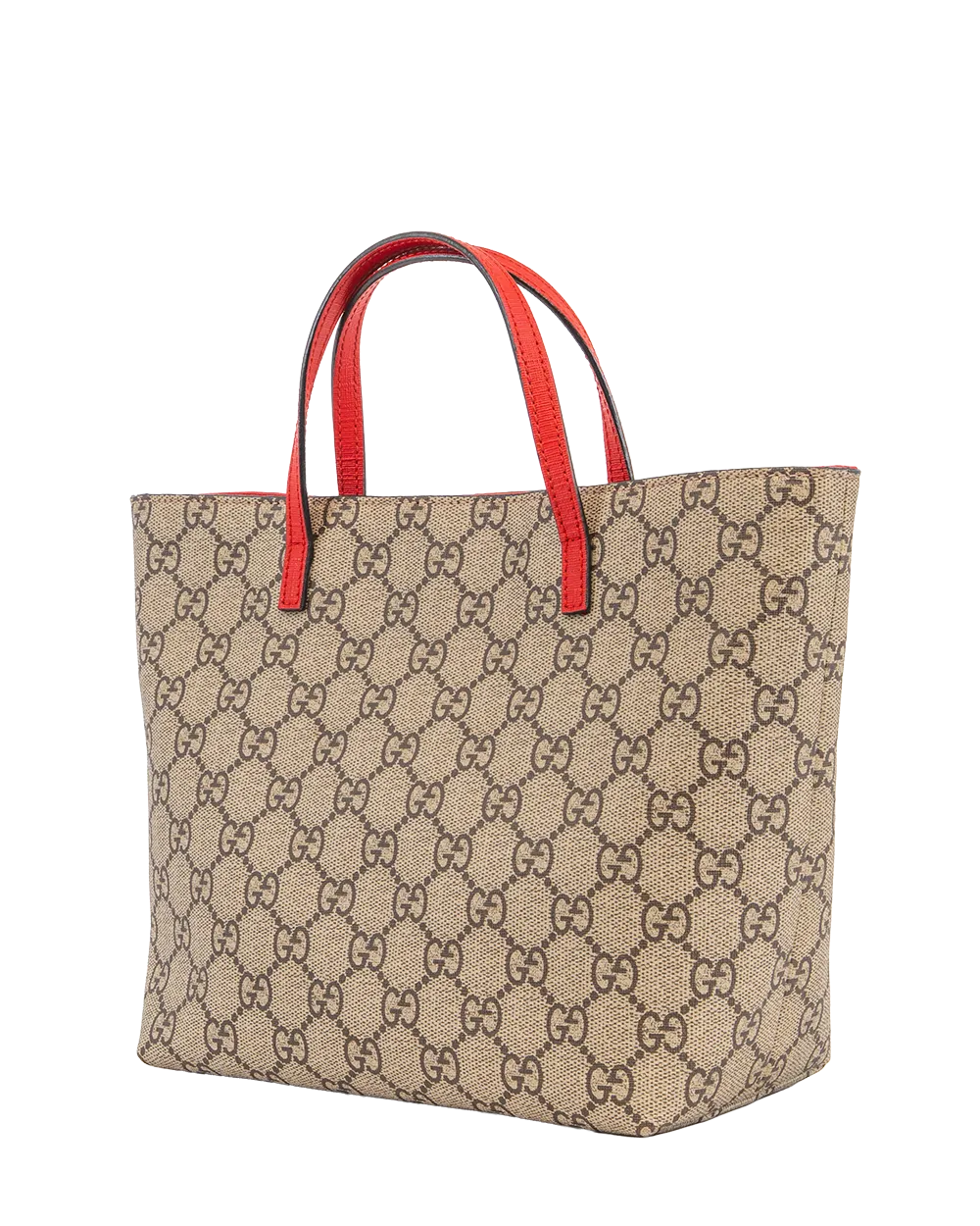 GUCCI KID TOTE BROWN GG MONOGRAM CANVAS SHW 410812 204991 2937