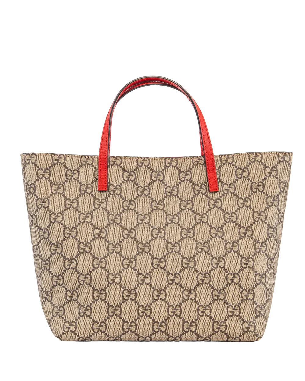 GUCCI KID TOTE BROWN GG MONOGRAM CANVAS SHW 410812 204991 2938