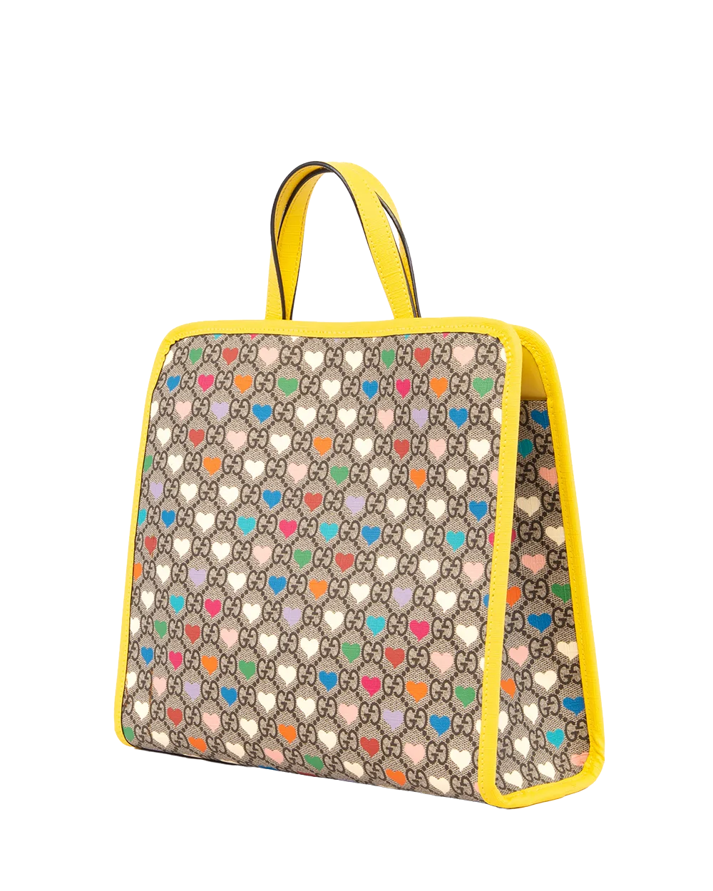 GUCCI KID TOTE YELLOW STAR GG MONOGRAM CANVAS GHW 1541