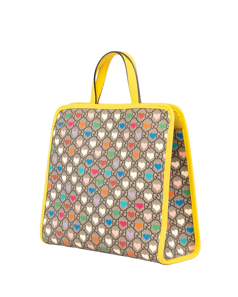 GUCCI KID TOTE YELLOW STAR GG MONOGRAM CANVAS GHW 1542