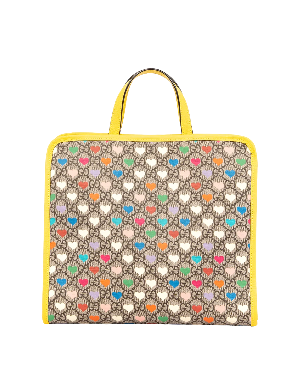GUCCI KID TOTE YELLOW STAR GG MONOGRAM CANVAS GHW 1543