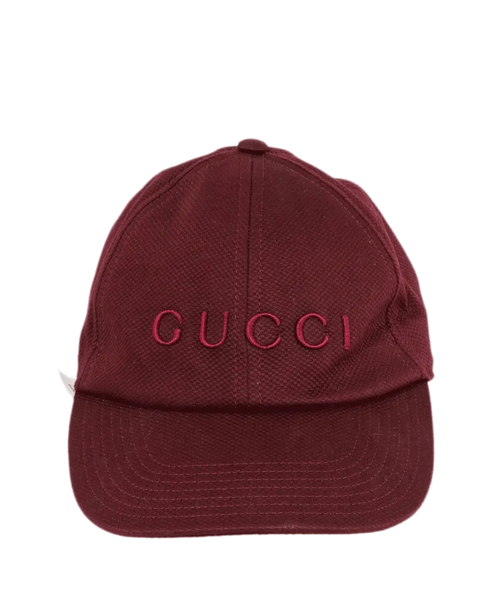 GUCCI LOGO BASEBALL CAP L RED EMBROIDERED SHW 0404