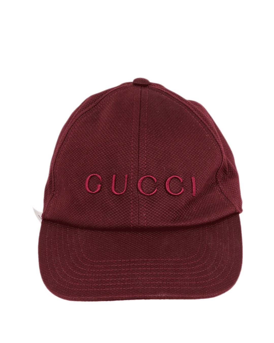 GUCCI LOGO BASEBALL CAP L RED EMBROIDERED SHW 0404