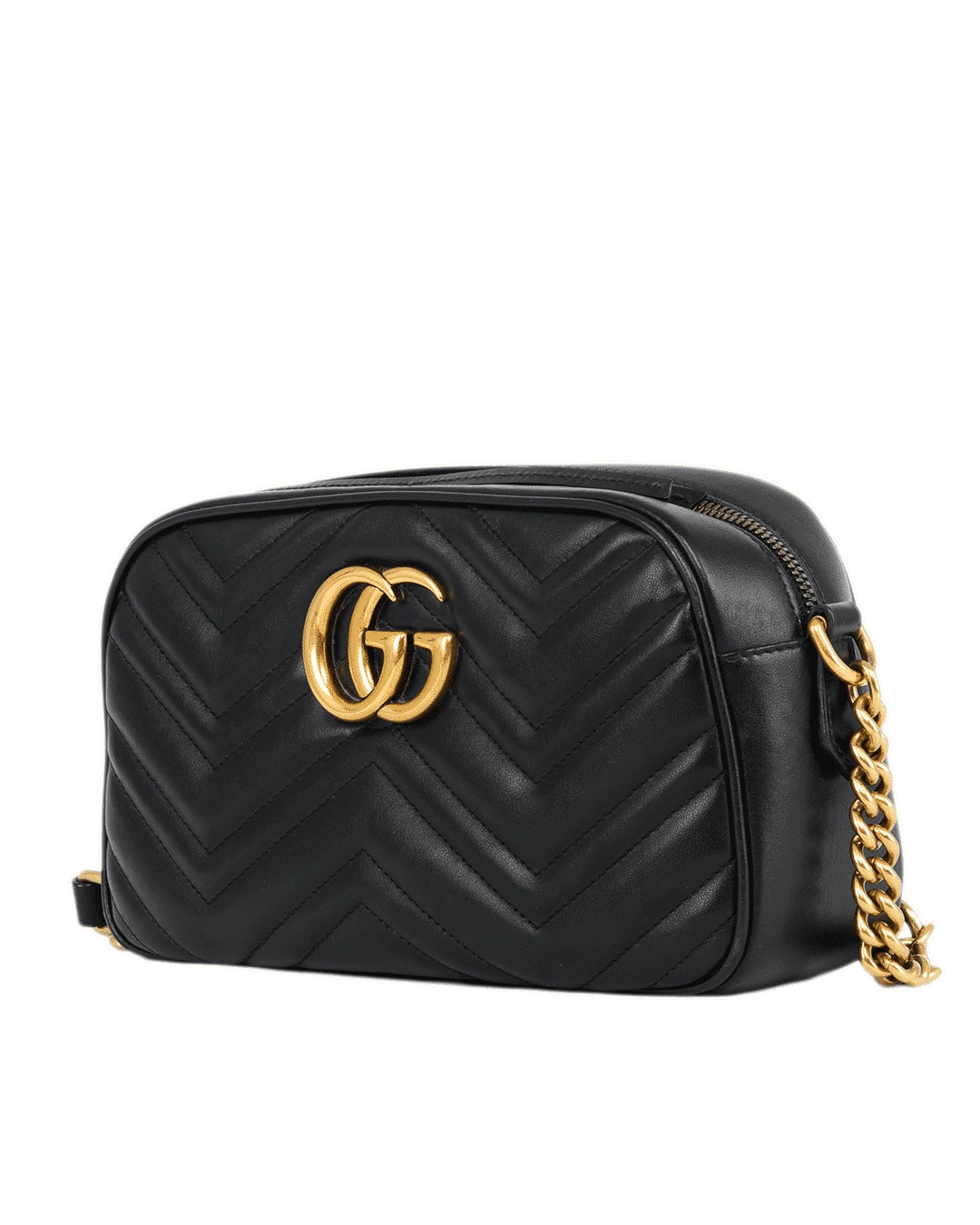 GUCCI MARMONT 24 BLACK CALF GHW 447632204991 1675