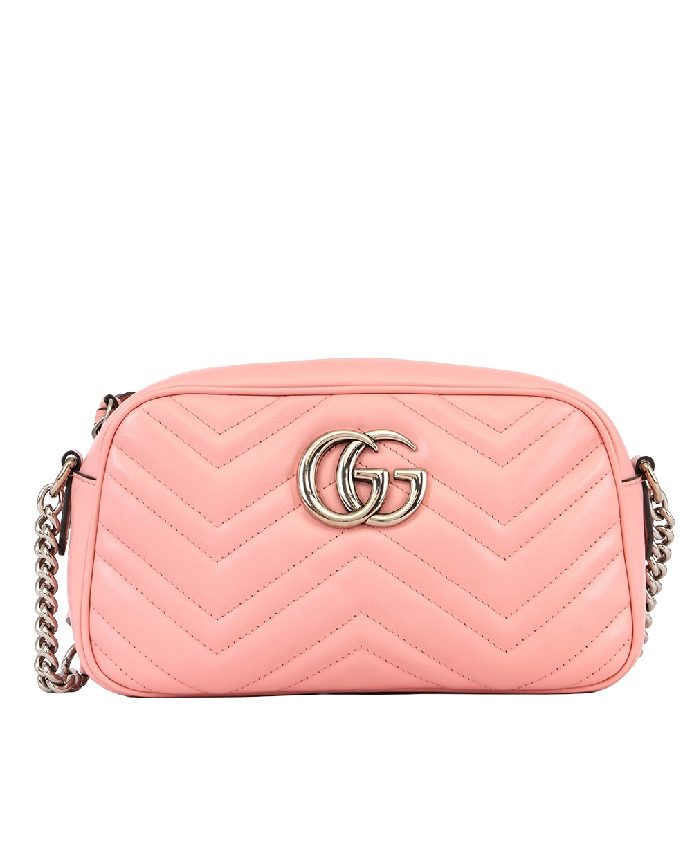GUCCI MARMONT CAMERA 24 PINK CALF SHW 447632 204991 1158