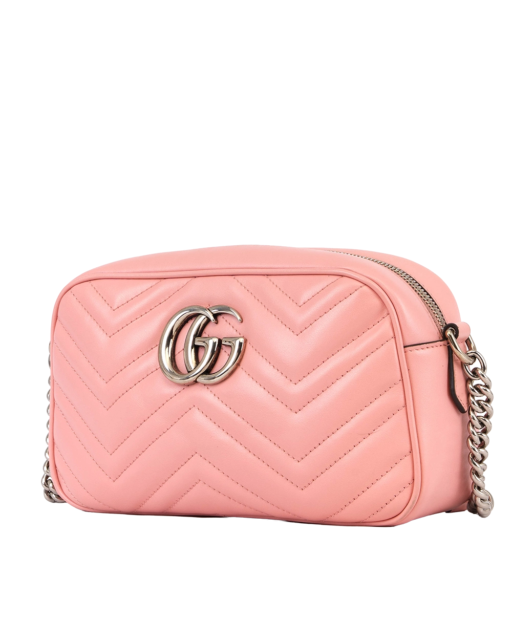 GUCCI MARMONT CAMERA 24 PINK CALF SHW 447632 204991 1159