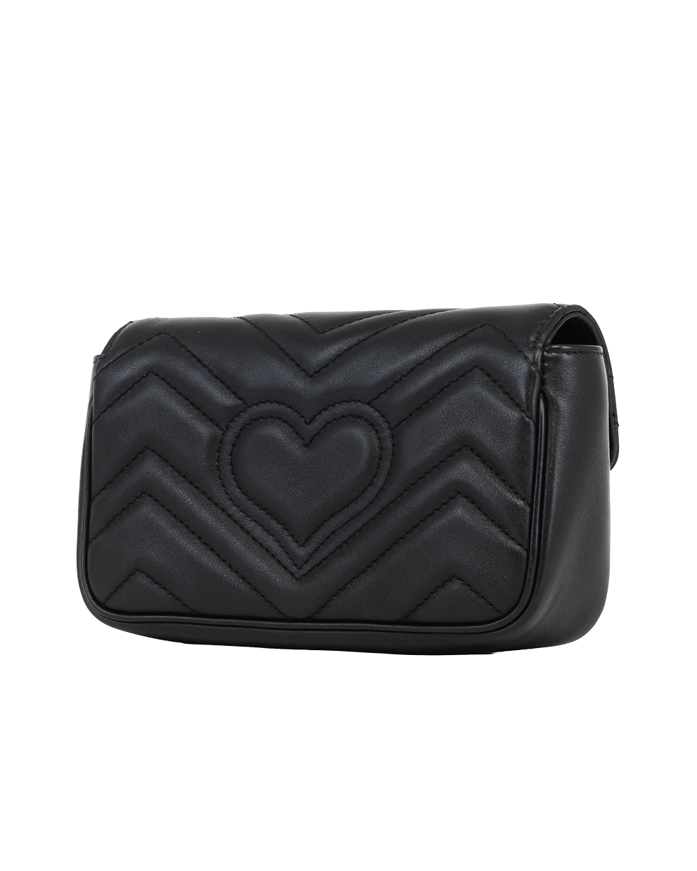 GUCCI MARMONT SUPER MINI BLACK CALF GHW 476433 0416 3229