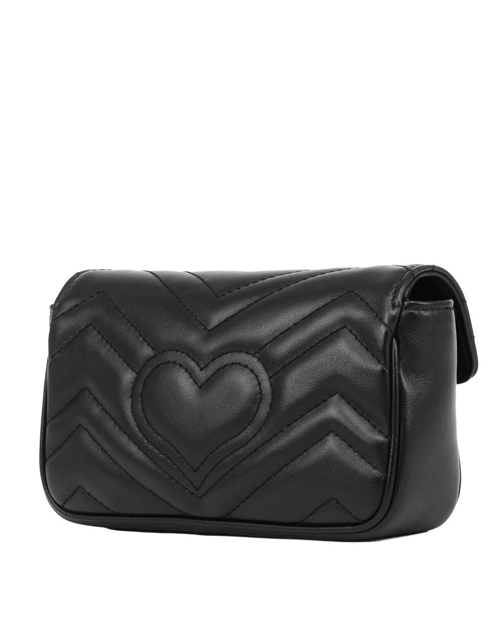 GUCCI MARMONT SUPER MINI BLACK CALF GHW 476433 493075 0232