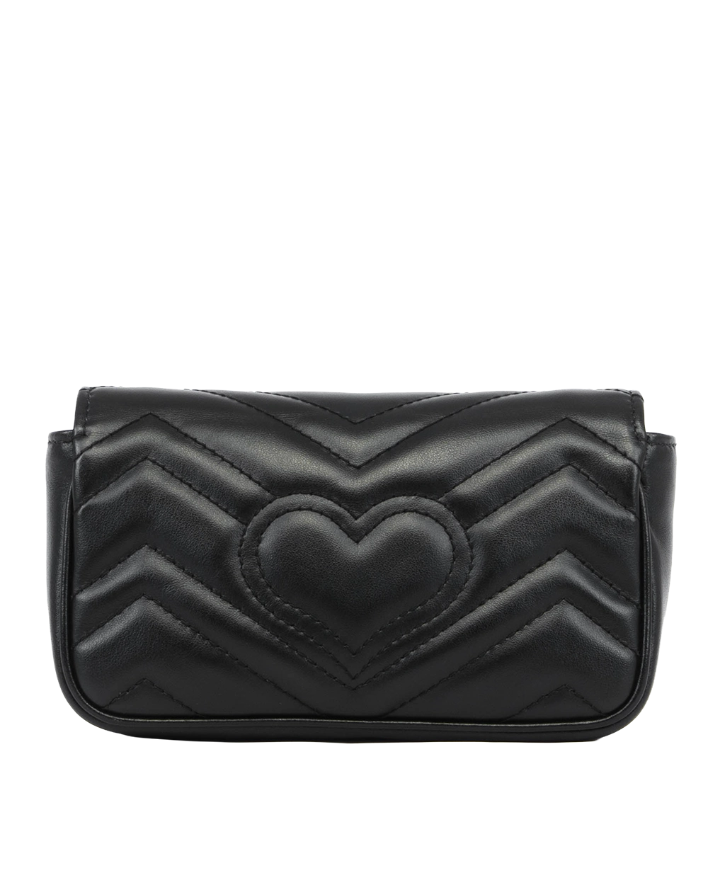 GUCCI MARMONT SUPER MINI BLACK CALF GHW 476433 493075 0233