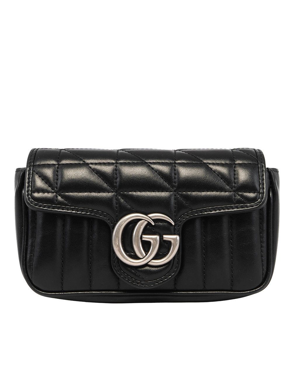 GUCCI MARMONT SUPER MINI BLACK CALF RSHW 476433 496334 2763